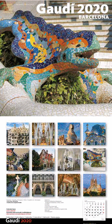 2020 CALENDARI 30x30 GAUDÍ 2 (paret)