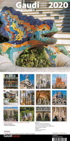 2020 CALENDARI 16x16 GAUDÍ 2 (paret)