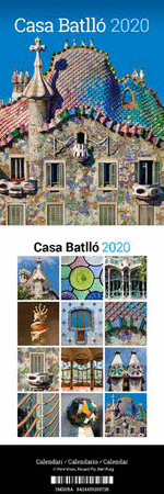 2020 CALENDARI 9x12 CASA BATLLÓ (sobretaula mini)