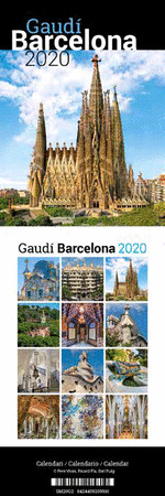 2020 CALENDARI 9x12 GAUDÍ BARCELONA 2 (sobretaula mini)