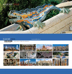2020 CALENDARI 24x11 GAUDÍ (sobretaula)