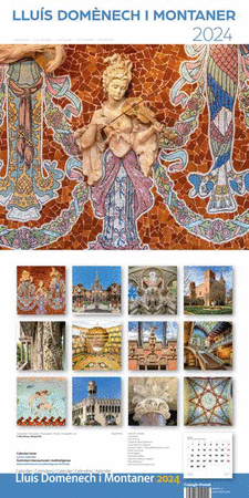 2024 Calendari 30x30 Lluís Domènech i Mantaner A (paret)