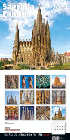 2024 Calendari 30x30 Basílica de la Sagrada Família 1 (paret)
