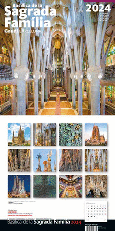 2024 Calendari 30x30 Basílica de la Sagrada Família 2 (paret)