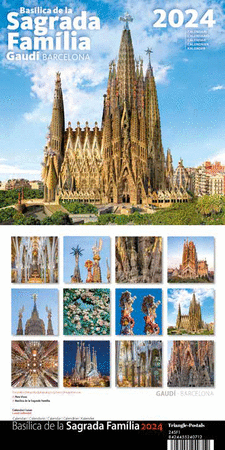 2024 Calendari 16x16 Basílica de la Sagrada Família (paret)