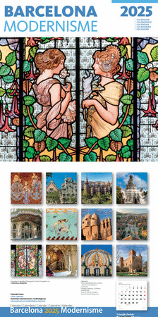 2025 Calendari 30x30 Barcelona Modernisme (paret)