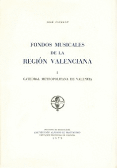 Fondos musicales de la región valenciana I
