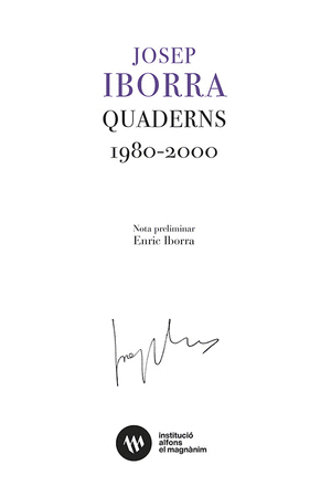 Quaderns (1980-2000) Josep Iborra