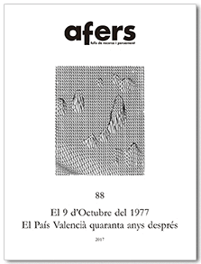 Afers 88 - El 9 d'Octubre del 1977. El País Valencià quaranta anys després