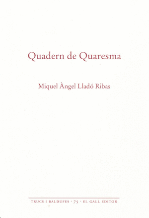 Quadern de Quaresma