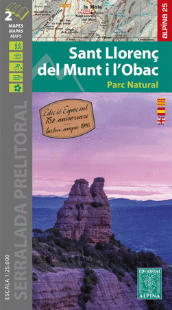 Sant Llorenç del Munt i l'Obac mapa 1:25000