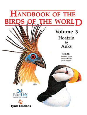 Handbook of the Birds of the World  Volume 3