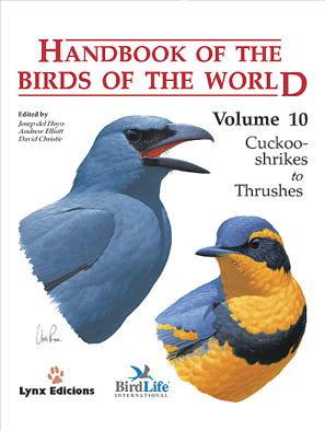 Handbook of the Birds of the World. Vol.10