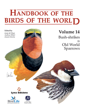 Handbook of the Birds of the World  Volume 14